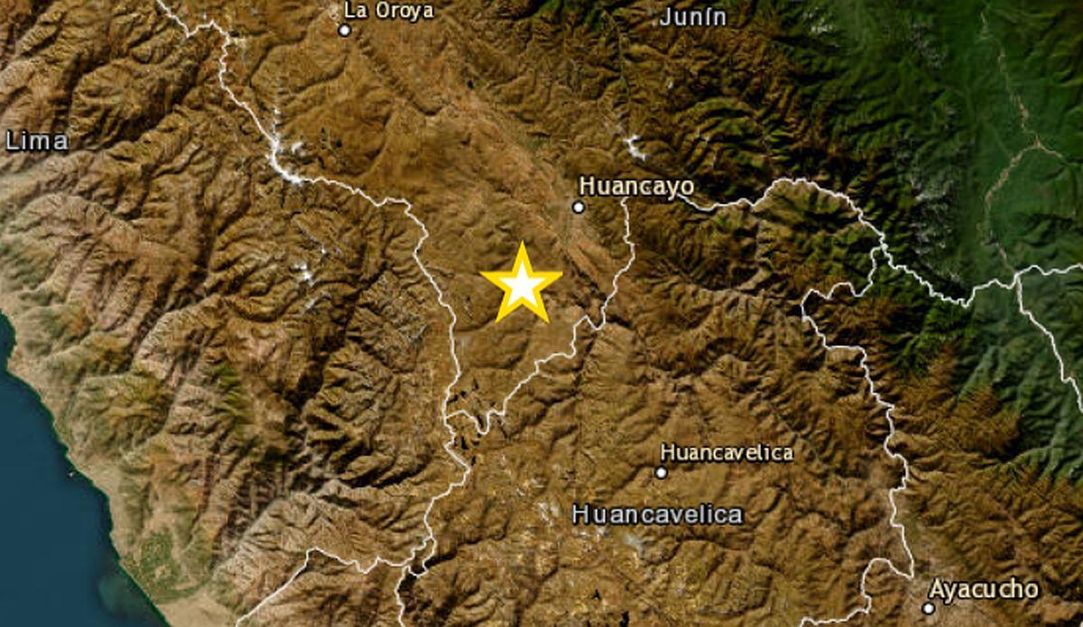 Sismo de magnitud 5.0 se registró este jueves en Junín
