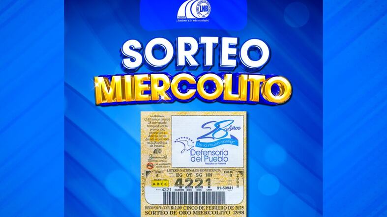 Lotería Nacional de Panamá 2025: resultados y números ganadores del miércoles 5 de febrero