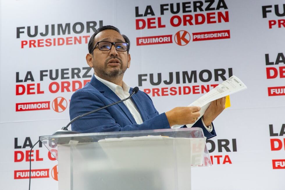 Luis Dyer asegura que Fuerza Popular está preparada para responder a los pedidos de nulidad de Juntos por el Perú. Foto: Fernando Sangama / GEC