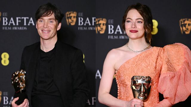 Cillian Murphy y Emma Stone se coronan como los mejores actores en los premios BAFTA