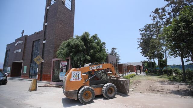 Surco: demuelen parte de la iglesia San Roque por obras de la Vía Expresa Sur