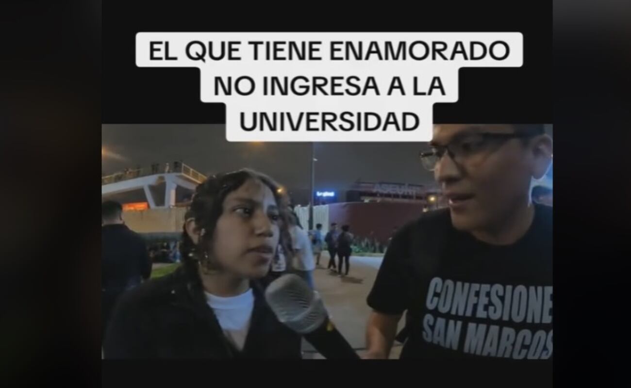 TikTok Viral: el secreto de una postulante para ingresar en el examen de admisión de San Marcos. (Foto: captura TikTok)