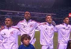 Perú vs. España: Así fue el emotivo momento del himno de la blanquirroja
