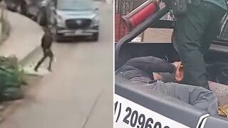 Balacera en Los Olivos deja delincuente herido tras persecución policial