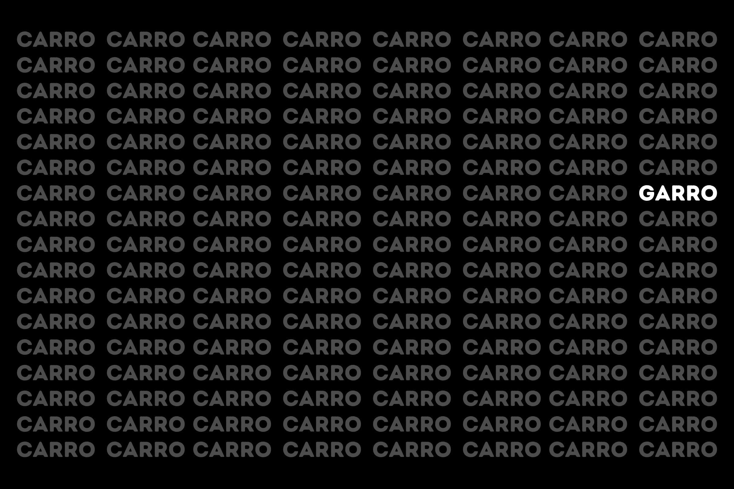 Reto visual: La palabra diferente del desafío era 'GARRO'. ¿Te resultó sencillo? (Crédito: Mag)