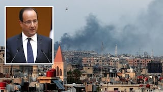 Hollande no descarta "opción militar" contra Siria