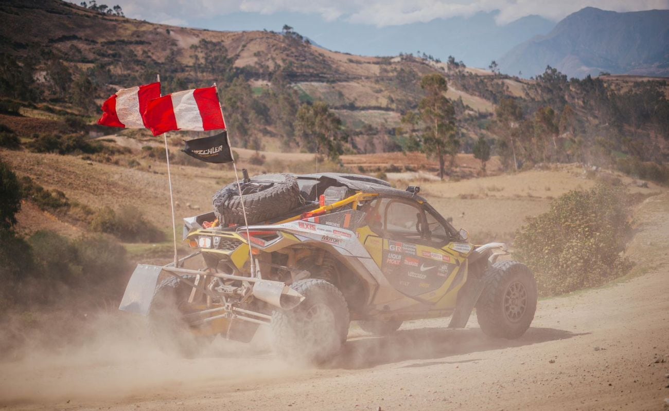 El Can-Am de Aliaga fue el único en su categoría, por lo que al terminar el rally subió al podio automáticamente. (Foto: Anibal Aliaga)
