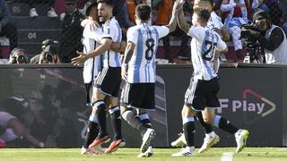 Resumen del partido Argentina vs. Bolivia por Eliminatorias hoy