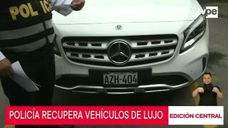 Robaban vehículos de lujo en Lima y los vendían a empresarios en provincia
