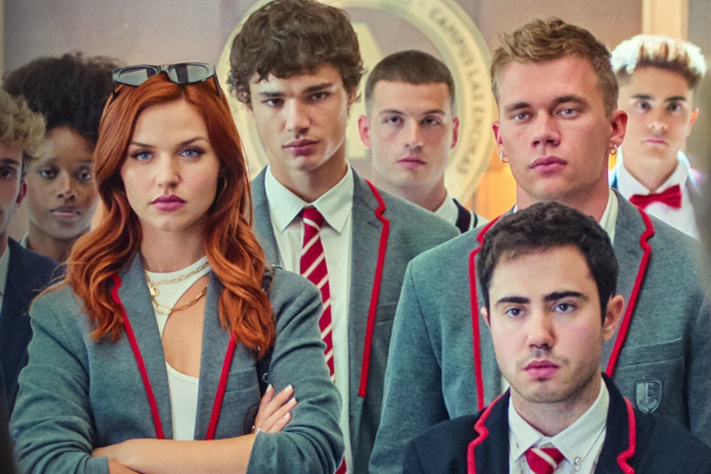 Los estudiantes de la escuela Las Encinas en "Élite" (Foto: Netflix)