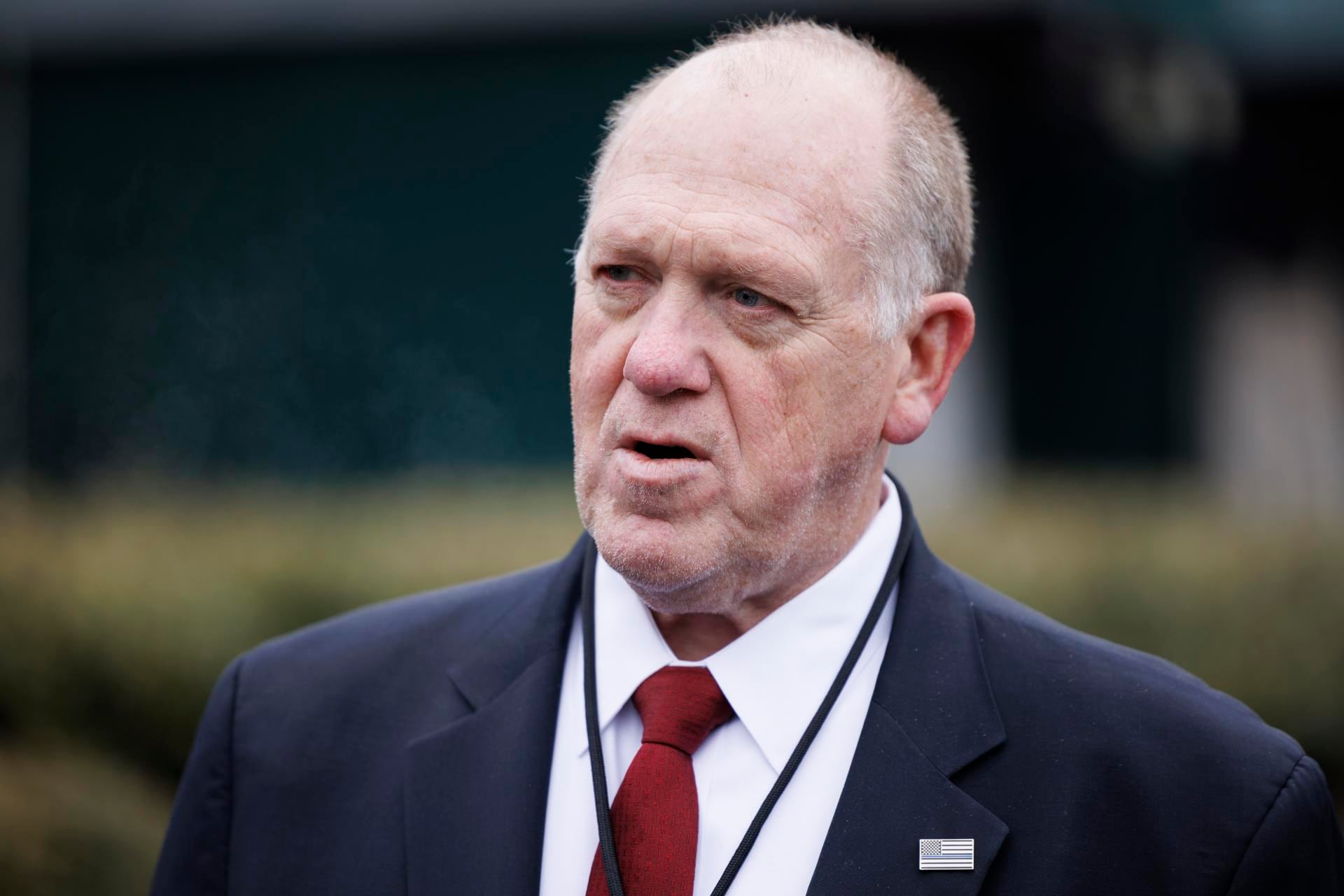 Tom Homan, exdirector del Servicio de Inmigración y Control de Aduanas y "zar fronterizo" del presidente Trump. EFE/EPA/AARON SCHWARTZ