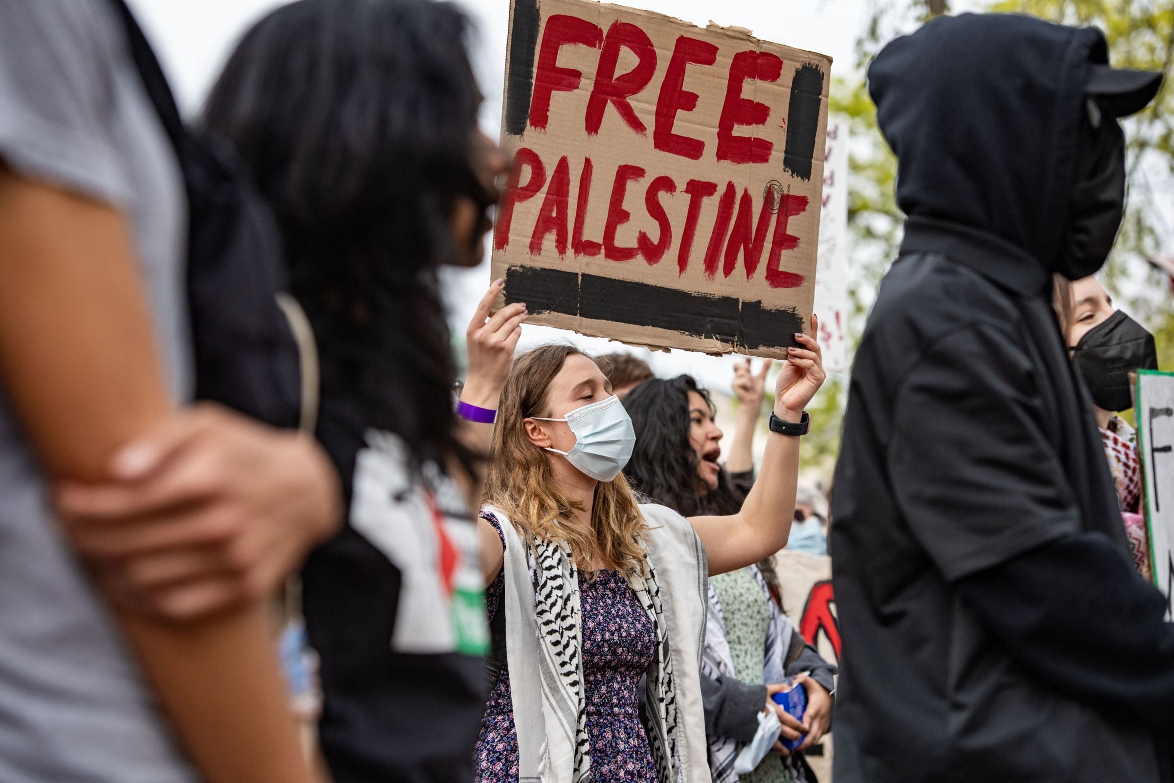 Estudiantes de Harvard se han manifestado contra la guerra en Gaza (Foto: AFP)