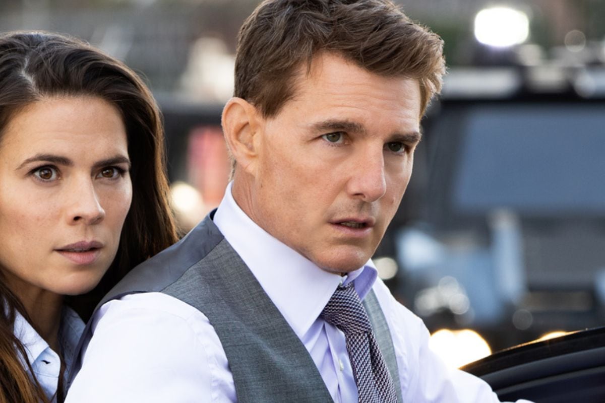 Hayley Atwell como Grace y Tom Cruise como Ethan Hunt en la película “Mission: Impossible– Dead Reckoning Part One” (Foto: Paramount Pictures)