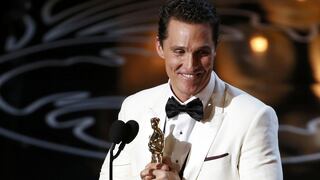 Matthew McConaughey se llevó el Oscar al Mejor actor