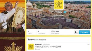 La cuenta del Papa en Twitter se reactivó: "Habemus Papam Franciscum"
