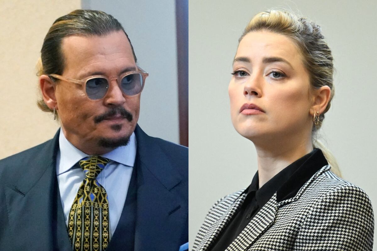 Johnny Depp y Amber Heard protagonizan la nueva docuserie "Depp vs. Heard" de Netflix. (Fotos: AFP)
