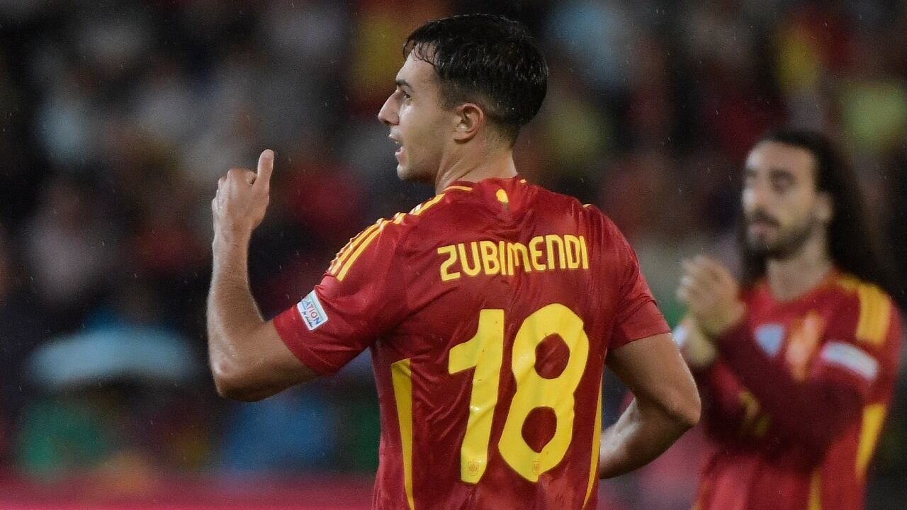 Martín Zubimendi ganó la Eurocopa 2024 con la Selección de España. (Foto: AFP)