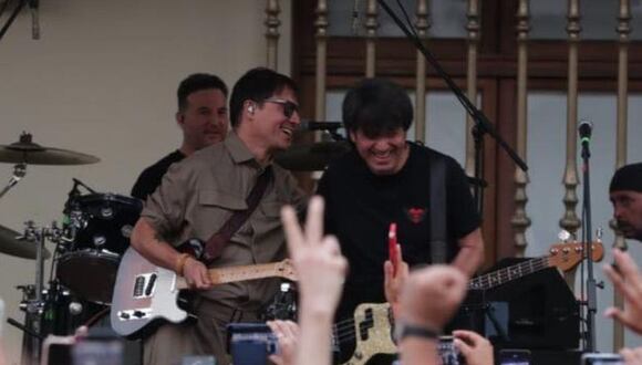 Esta presentación marca el esperando regreso de los integrantes fundadores de esta emblemática banda de rock, tras varios años de separación. (Foto: El Comercio)