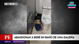 Chorrillos: mujer abandona a recién nacida en la esquina de un baño público | VIDEO