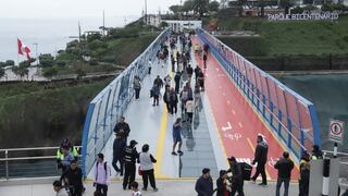 Puente de la Paz: vecinos ya recorren la nueva conexión entre Miraflores y Barranco