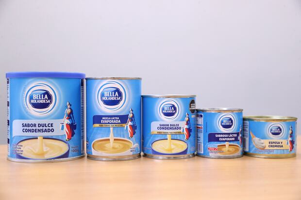 Productos de Bella Holandesa con los que ingresa al mercado.