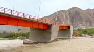 Cañete: puente Concón por derrumbarse tras crecida de caudal de río