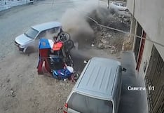 Dos personas se salvan de morir antes de subir a mototaxi en Jicamarca