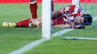 Diego Costa y la jugada fatal en la que se abrió la pierna