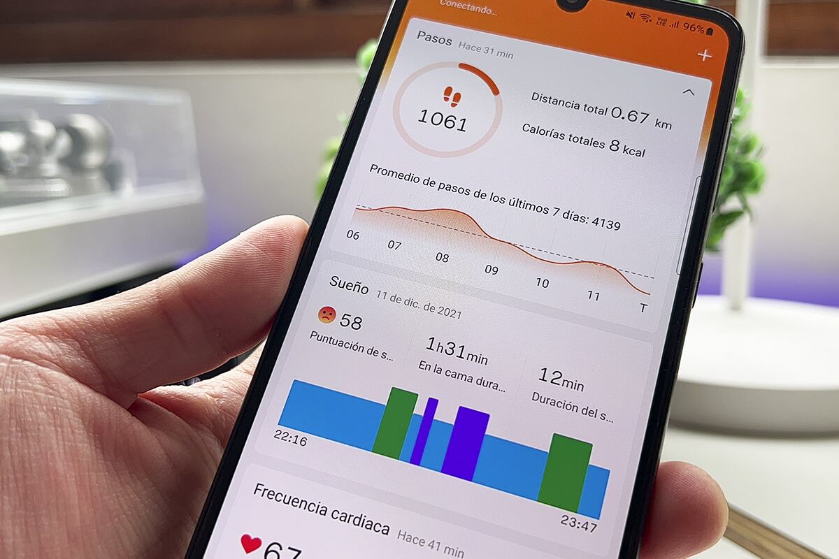 Puedes usar la aplicación Zepp Life para poder sincronizarla o Mi Fitness. (Foto: MAG - Rommel Yupanqui)