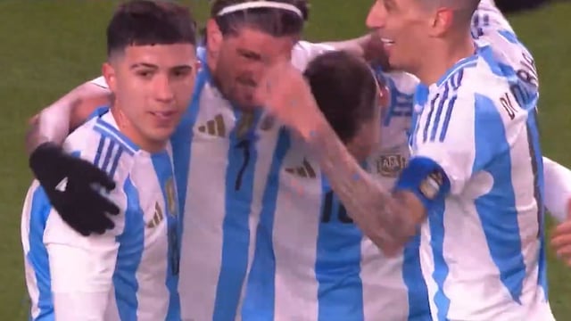 Goles Argentina vs. El Salvador: Enzo Fernández marcó el 2-0 a favor de la Albiceleste | VIDEO