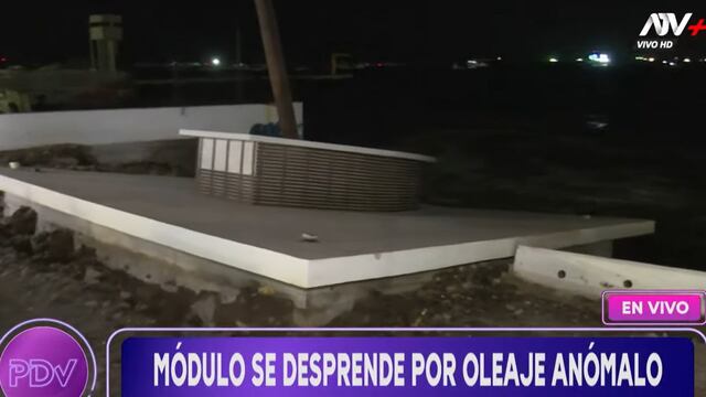 Callao: oleaje anómalo en la playa Chucuito causa daños en estructuras instaladas en la orilla | VIDEOS