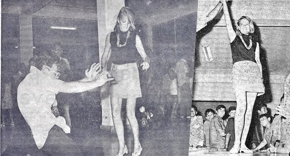 La Punta, 10 de febrero de 1968. Ilse Braedt, la ganadora, con su minifalda de 15 centímetros sobre la rodilla, brilló en el Club de Regatas "Unión" de La Punta. (Foto: GEC Archivo Histórico)