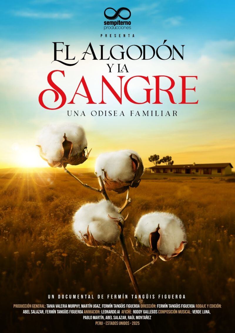 Fermin Tanguis presenta “El Algodón y la Sangre”, documental sobre la historia del algodón en Perú. (Foto: Difusión)
