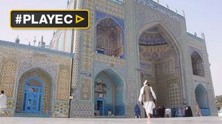 La Mezquita Azul que es un remanso de paz en Afganistán