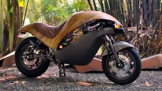 Banatti Green Falcon: la revolucionaria moto eléctrica con carrocería de bambú