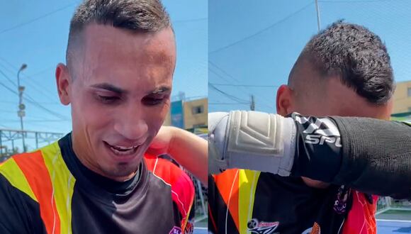 El emotivo llanto de venezolano tras ganar partido en el Mundialito de El Porvenir: “Es por mi familia” | Composición: @radikalproduciones / TikTok