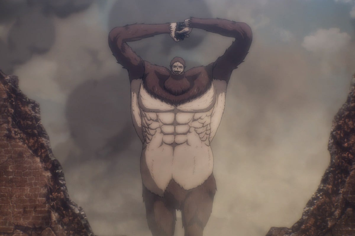 El Titán Bestia puede crear otros titanes en "Attack on Titan" (Foto: MAPPA Studio)
