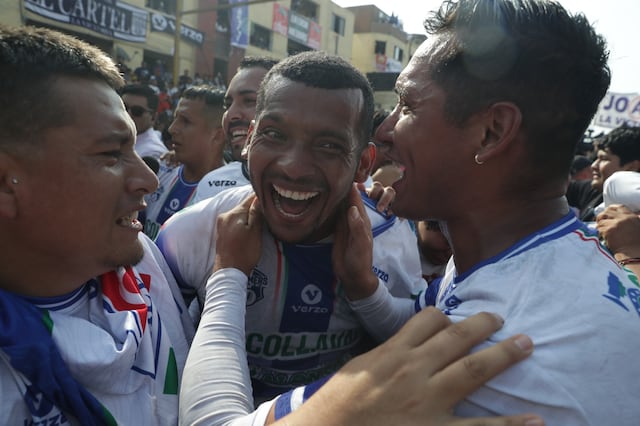 Jugador de Collaval Jhammers celebrando su triunfo en el Mundialito de El Porvenir | Foto: Fotos: Julio Reaño/@photo.gec
