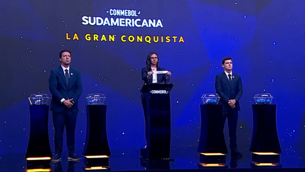 Sorteo copa Sudamericana 2026 | Foto: Captura YT CONMEBOL