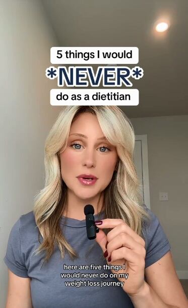 Courtney Kassis es una dietista de Pensilvania que utiliza su cuenta de TikTok para compartir consejos saludables. (Foto: @dietitianwithtwins)