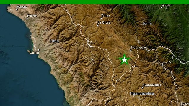 Temblor en Junín: Chupaca registra su sexta réplica con un sismo de 3.5 grados esta mañana