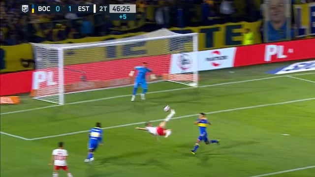 Increíble pirueta: Mira el golazo de Mauro Boselli para el Boca Juniors 0-1 Estudiantes por la LPF | VIDEO 