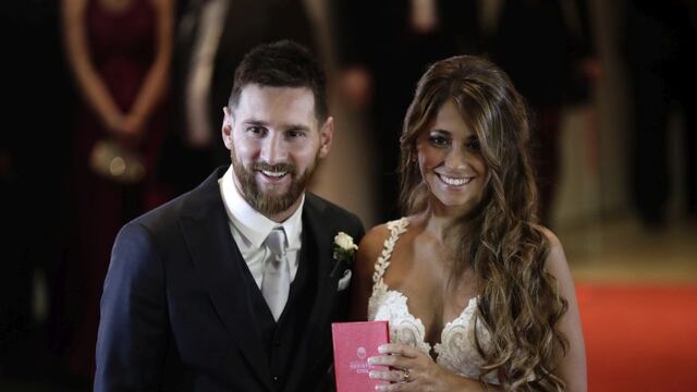 Las primeras imágenes de Lionel Messi y Antonela Roccuzzo como esposos [FOTOS]