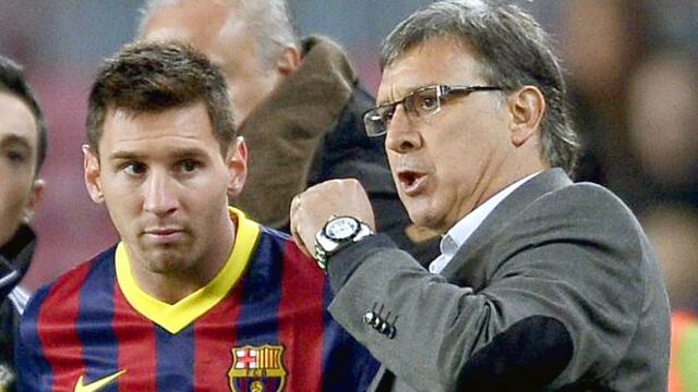 Martino defendió a capa y espada a Lionel Messi de las críticas