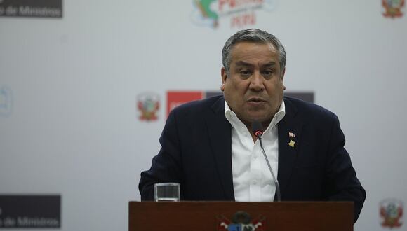 Gustavo Adrianzén cuestionó investigaciones contra la presidenta Dina Boluarte. (Foto: GEC)