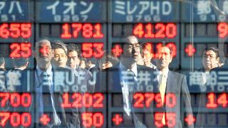 Bolsas de Asia cerraron a la baja por dudas sobre EE.UU.