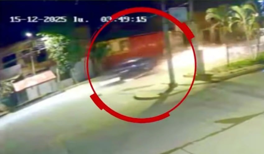 Jaén: comisario causa accidente y es detenido tras dar positivo a dosaje etílico. (Foto: Captura/24 Horas)