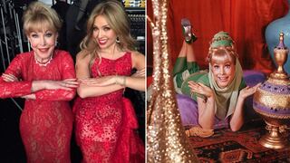 Thalía conoció a estrella de "Mi bella genio"