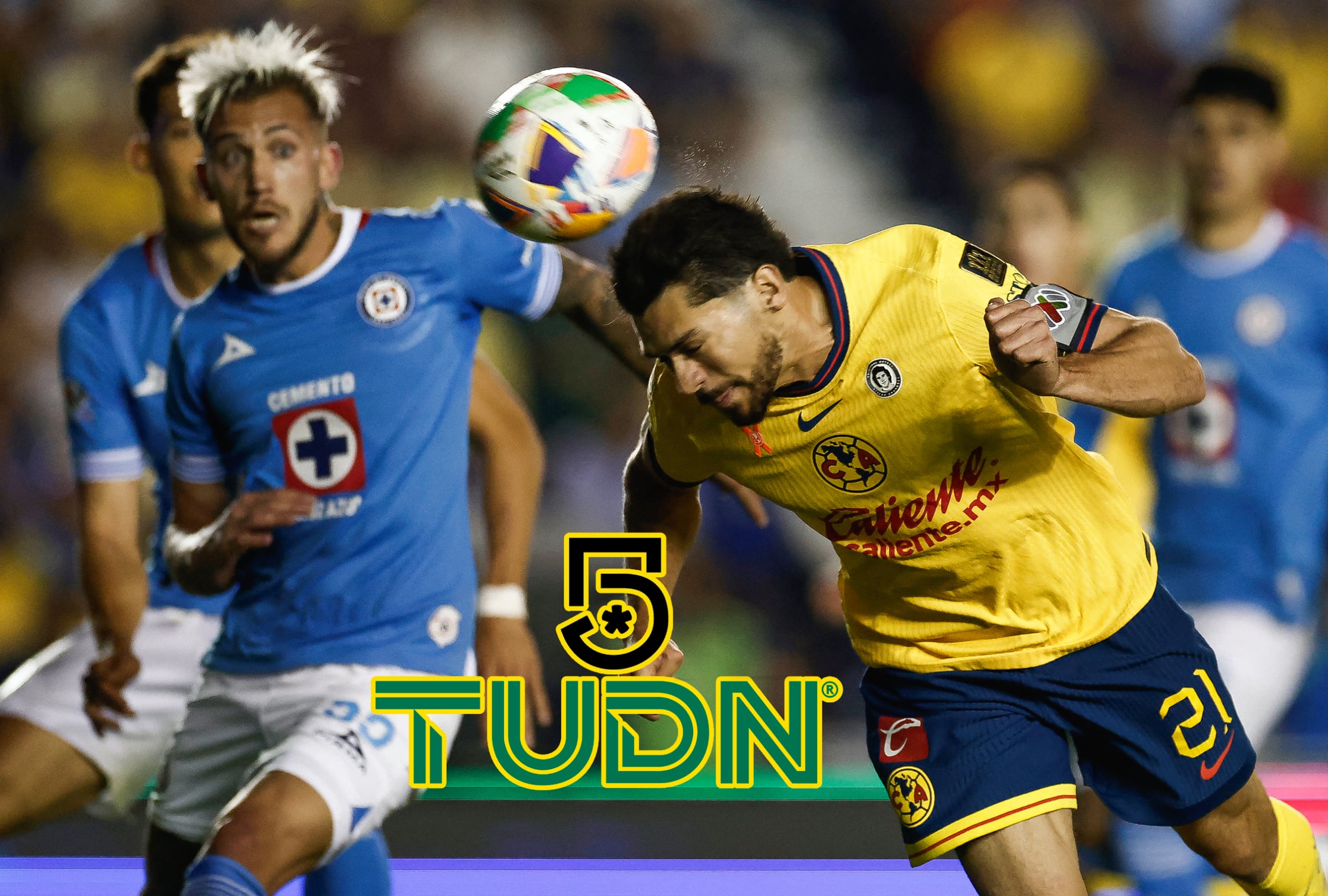NUEVO LEÓN (MÉXICO), 18/10/2025.- Cobertura oficial de TUDN y Canal 5 para ver el partido entre Cruz Azul y Club América este sábado 18 de octubre por la Jornada 13 del Torneo Apertura 2025 de la Liga MX desde el Estadio Olímpico Universitario de Nuevo León. Foto de RODRIGO OROPEZA para AFP