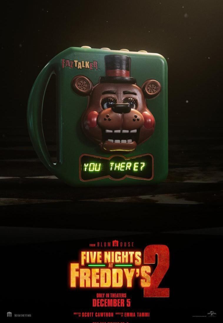 El póster de "Five Nights at Freddy’s 2", película dirigida por Emma Tammi (Foto: Universal Pictures)